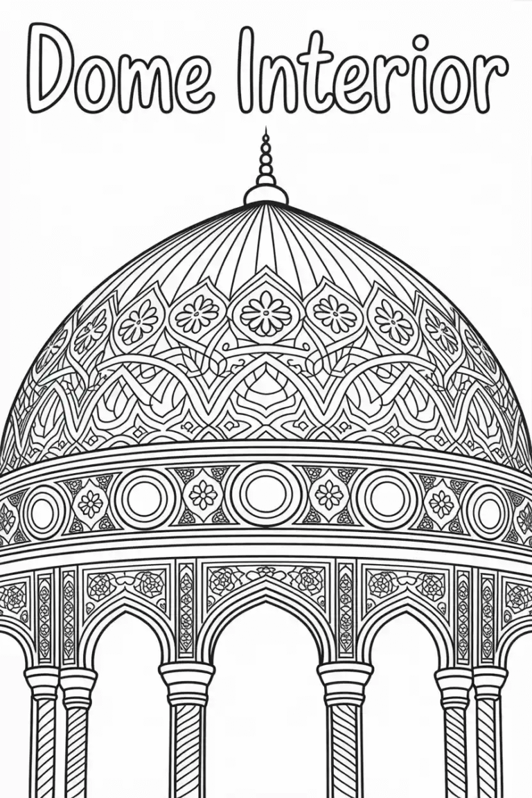 Islamic Coloring Pages